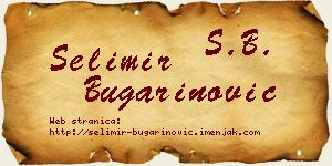 Selimir Bugarinović vizit kartica